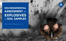 Environmental assessment of explosives in soil samples